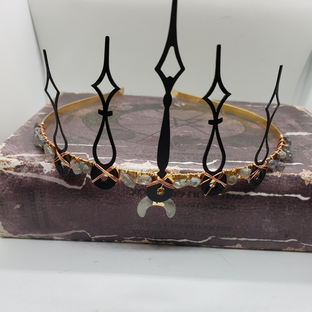 Labradorite Moon Crown